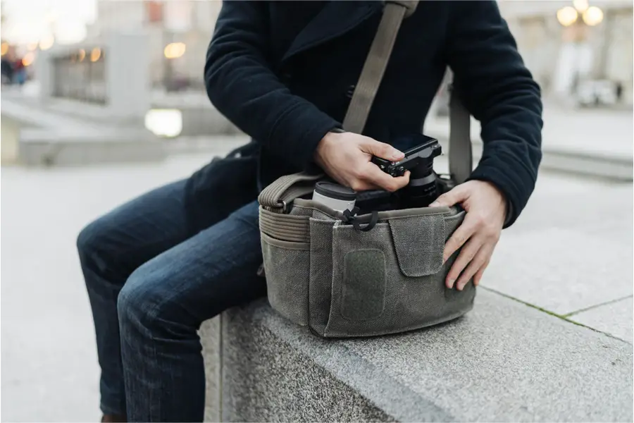 casual camera bag
