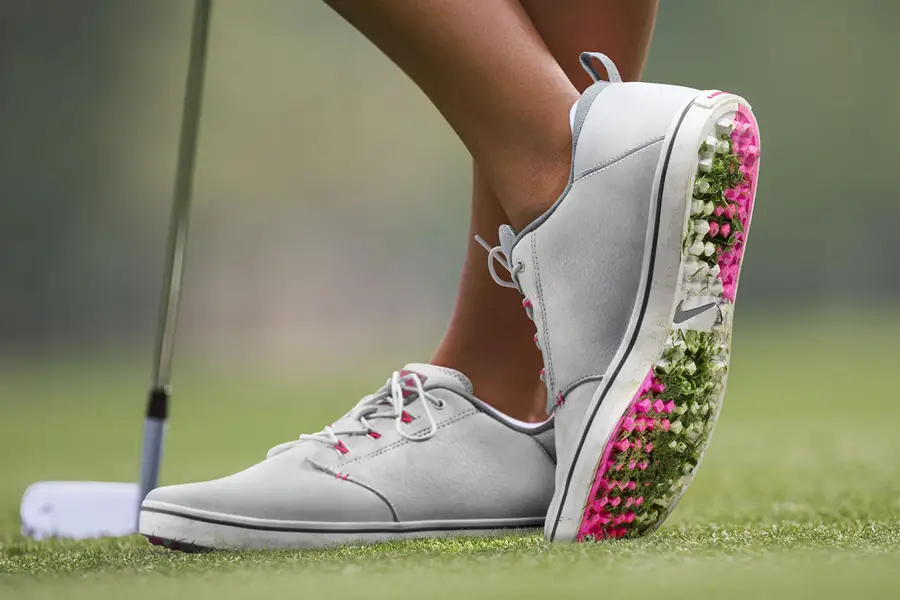 nike women's mesh golf shoes