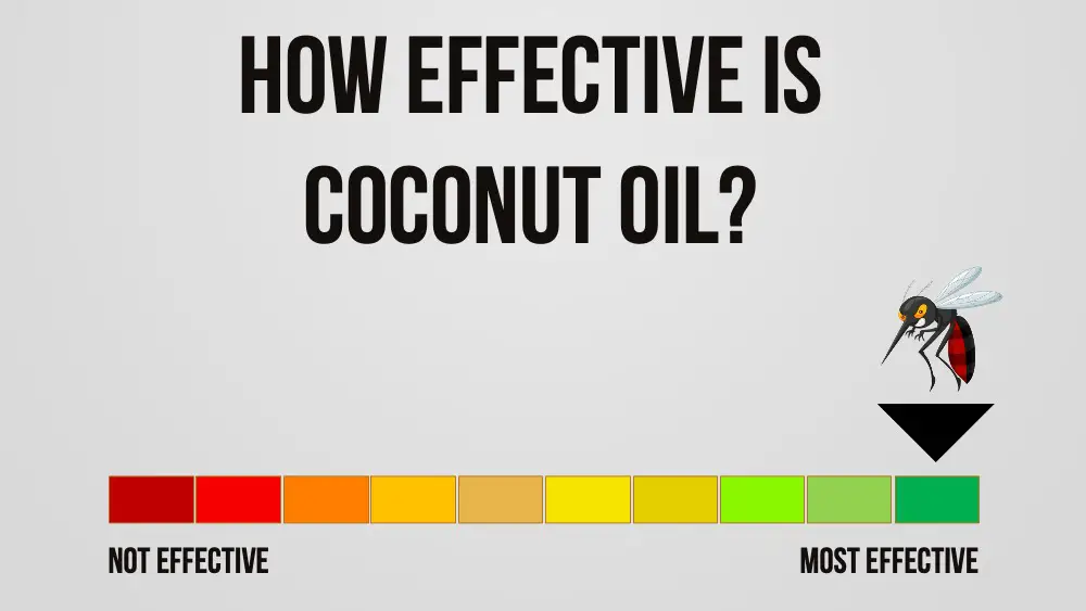 how effective is coconut oil repelling mosquitoes