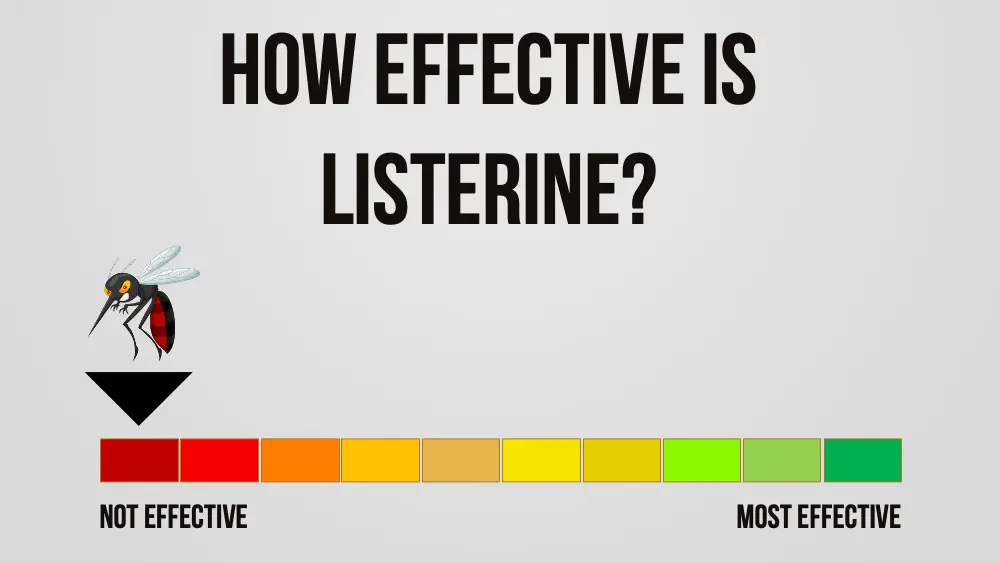 how effective is listerine repelling mosquitoes