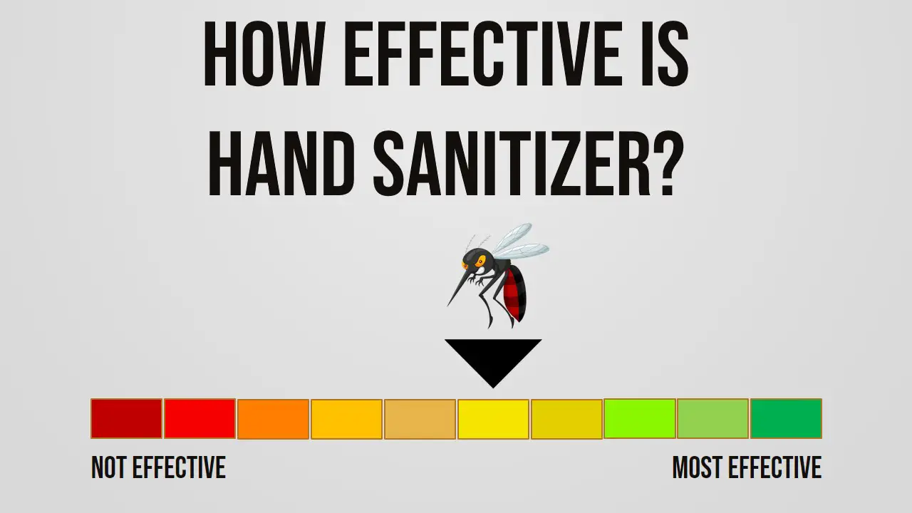 How Effective is Hand Sanitizer Repelling Mosquitoes
