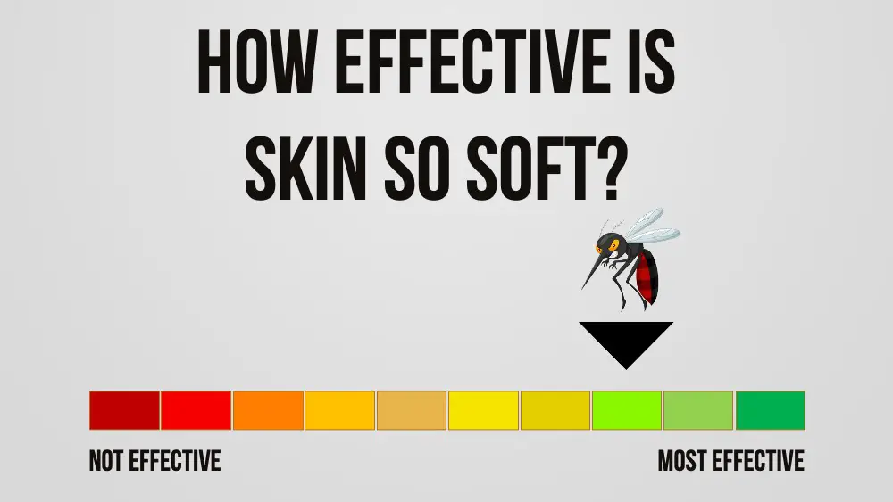 how effective is skin so soft repelling mosquitoes